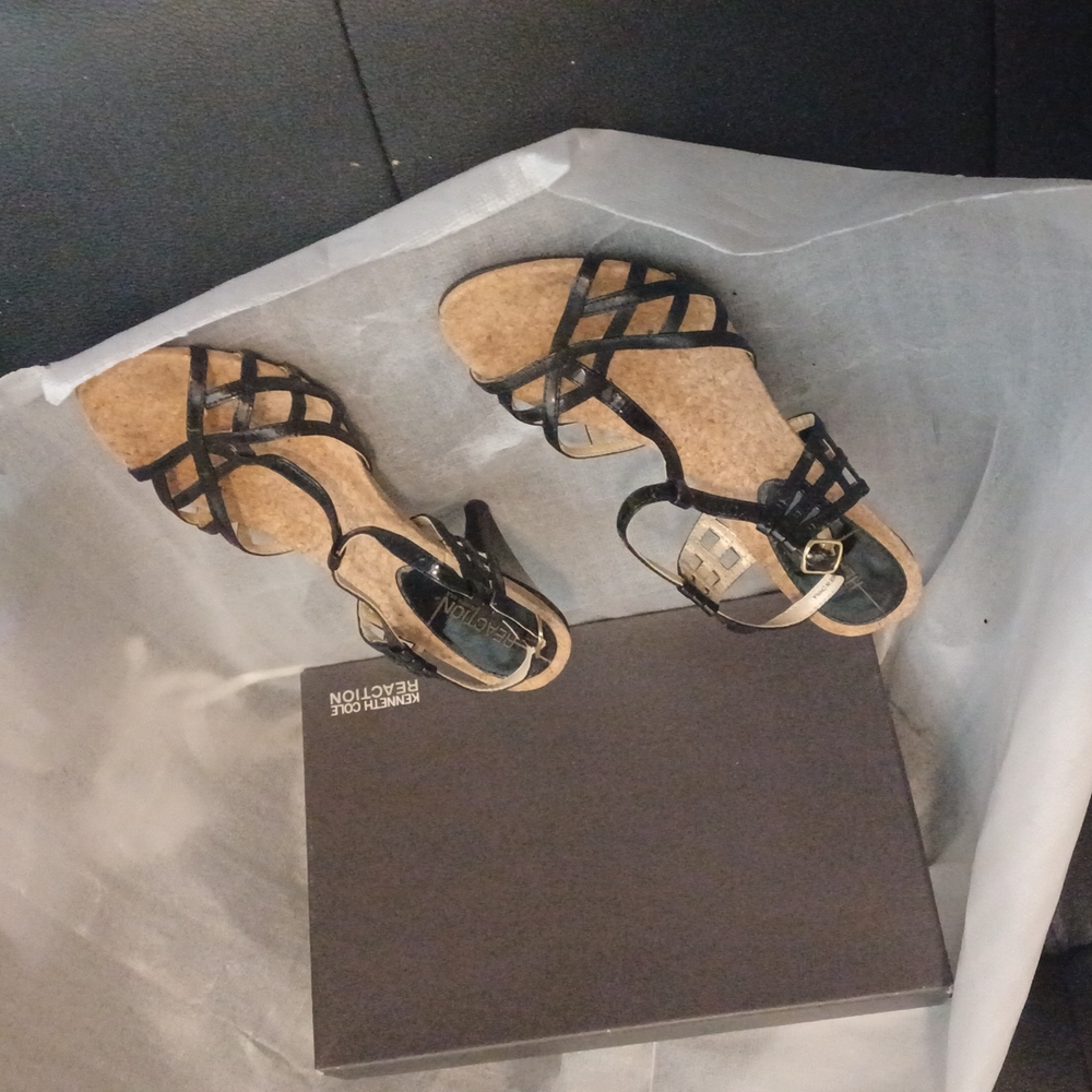 Kenneth Cole Reaction series ankle strap high heels